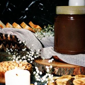 کره بادام زمینی شکلاتی نیم کیلویی